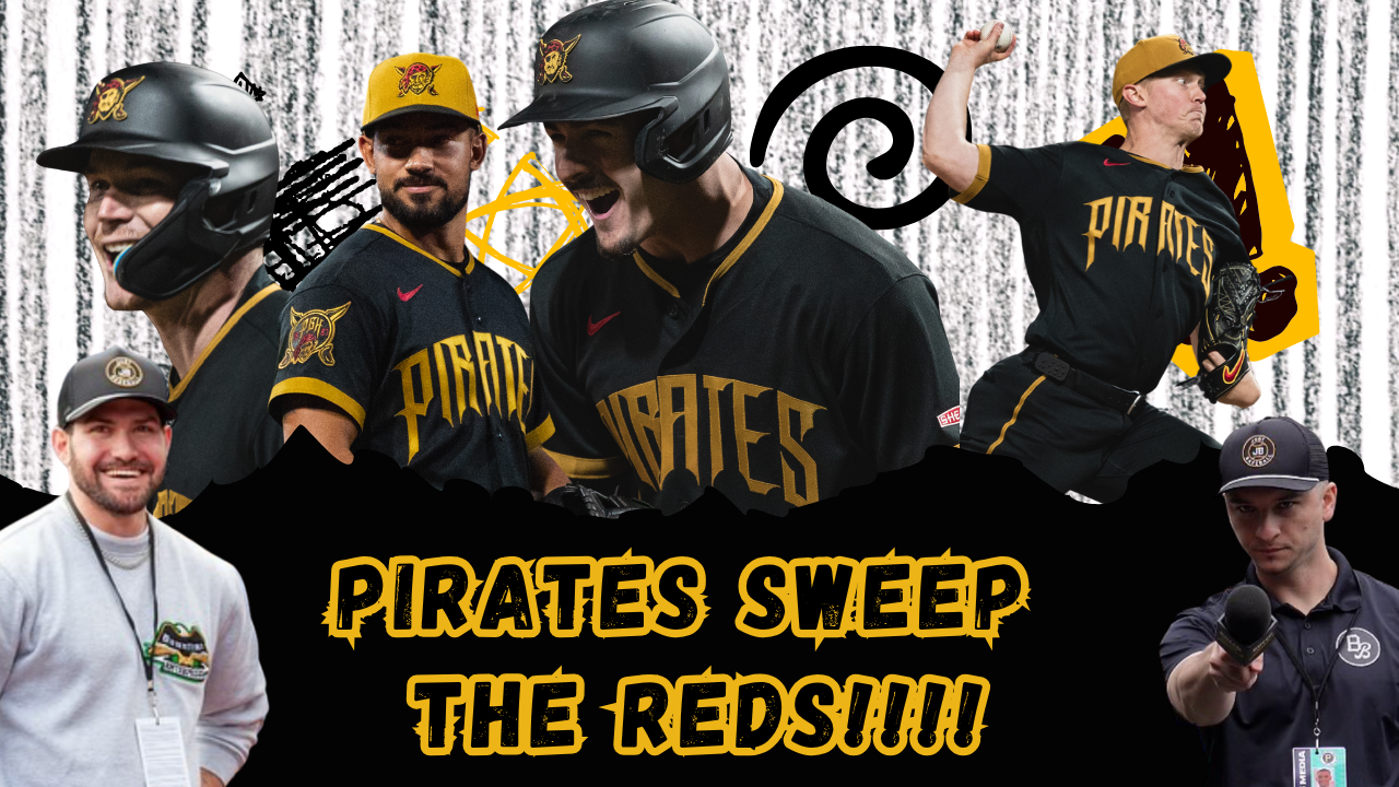 PIRATES SWEEP THE REDS!