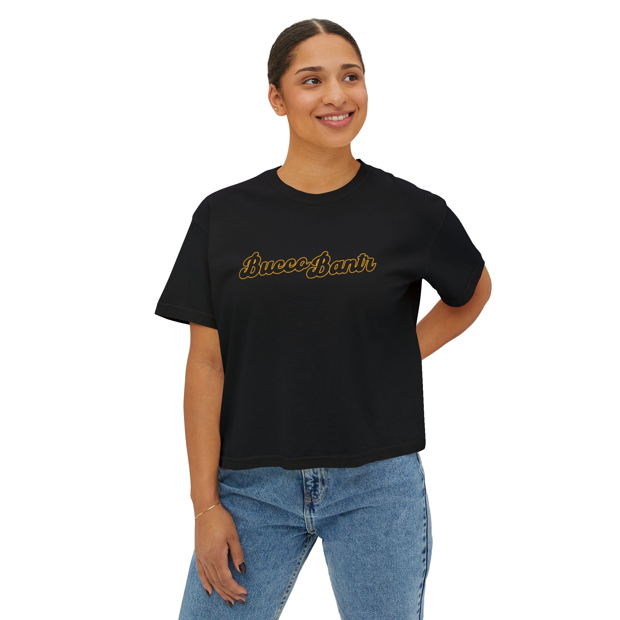 Bantr Script Women's Boxy Tee